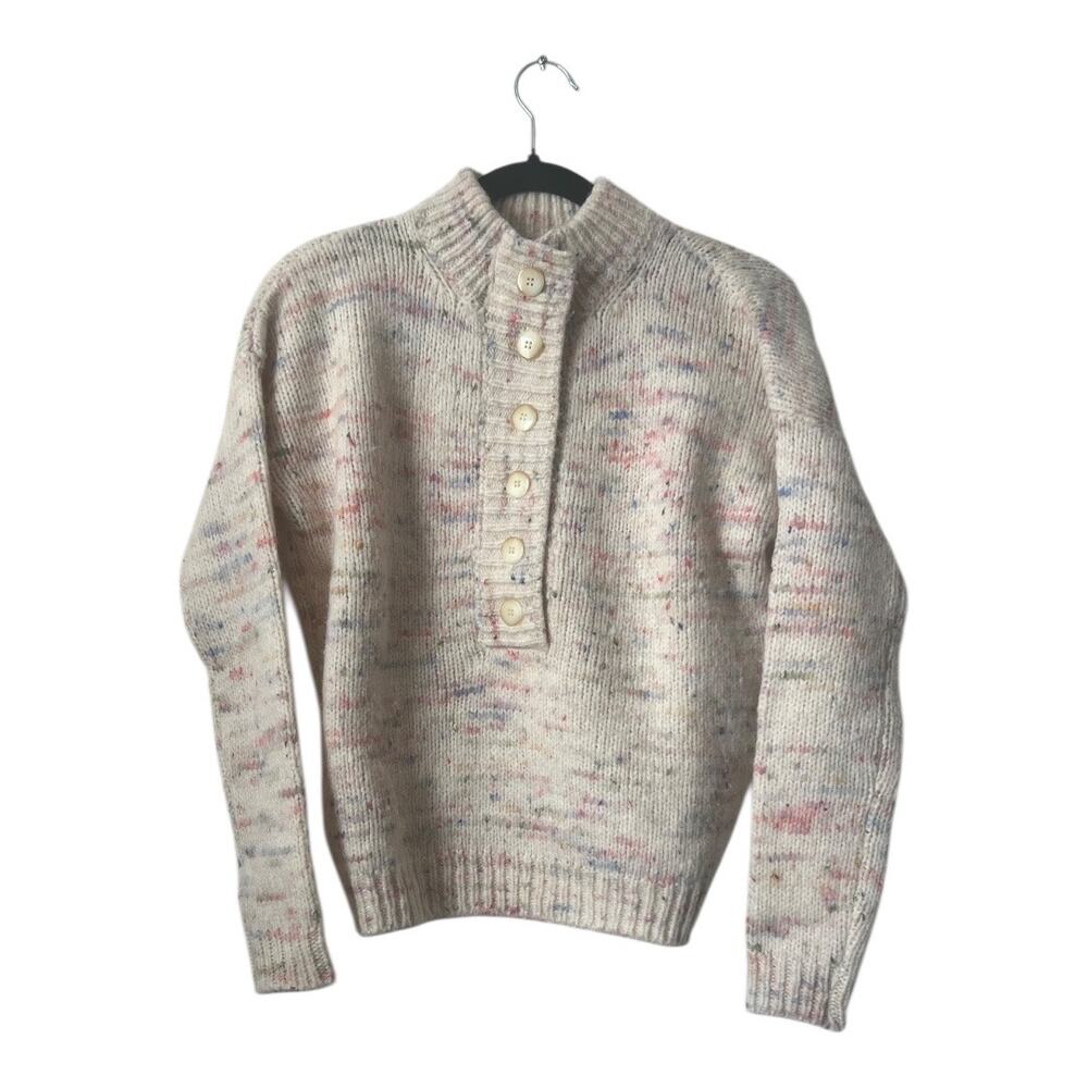 La Maille Sezane Luc Pullover Sweater Ercu Multi Colored Jumper Size XXS - Picture 2 of 12